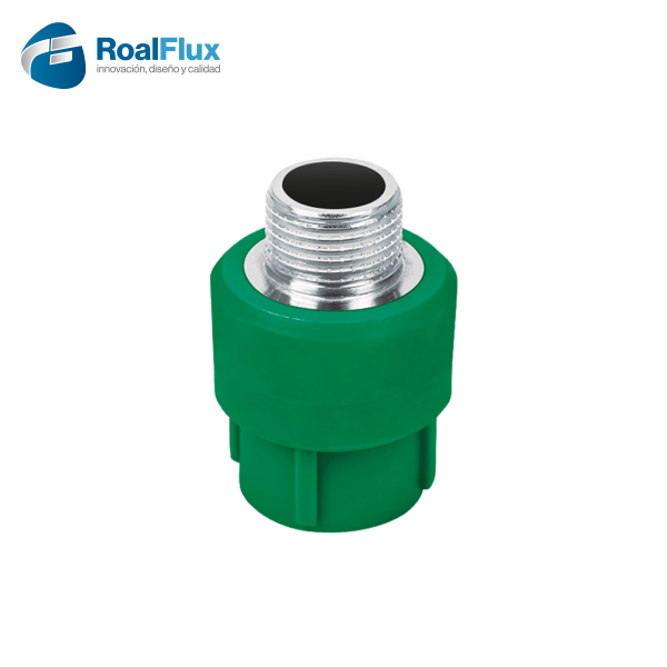 Adaptador macho con inserto metálico 3/4"
