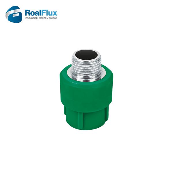 Adaptador macho con inserto metálico 1/2"