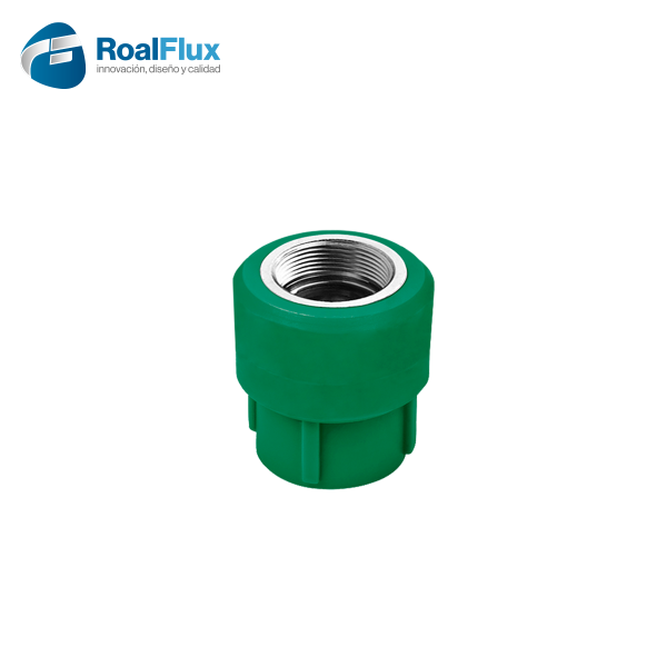 Adaptador hembra con inserto metálico 1/2"